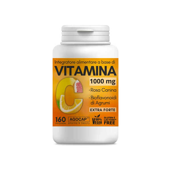 Vitamina C 1000mg con Bioflavonoidi da Agrumi e Rosa Canina
