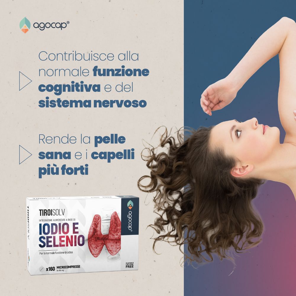 Triosolv | Integratore per supportare la funzione tiroidea con Iodio e Selenio