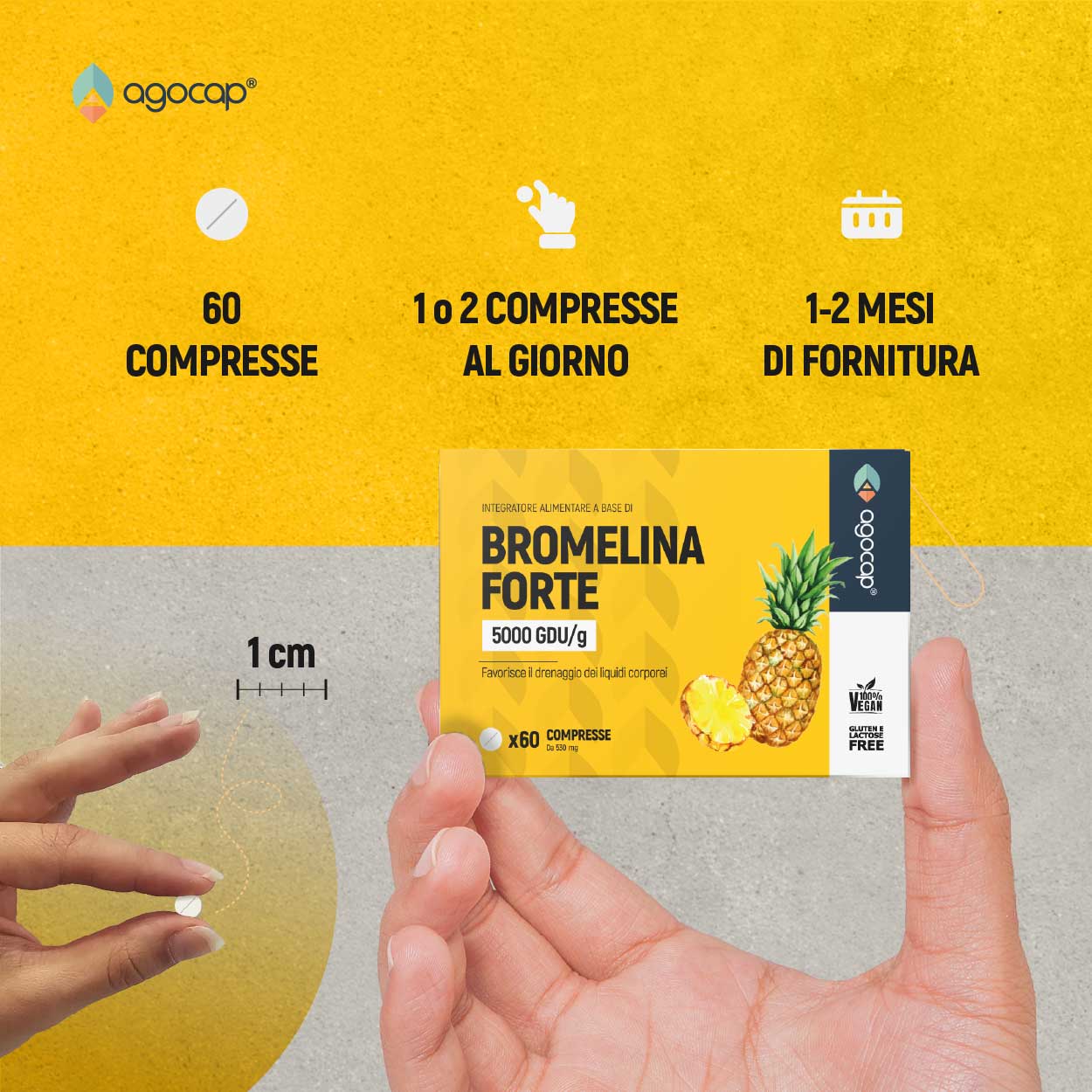 Bromelina Forte | Integratore drenante e anticellulite con Bromelina e Tarassaco