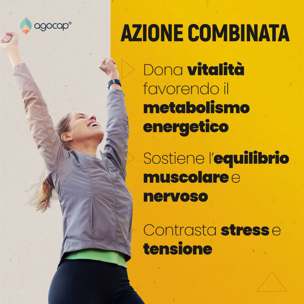 Magnesio 5 Fonti | Integratore contro stress e affaticamento per energia e sistema nervoso