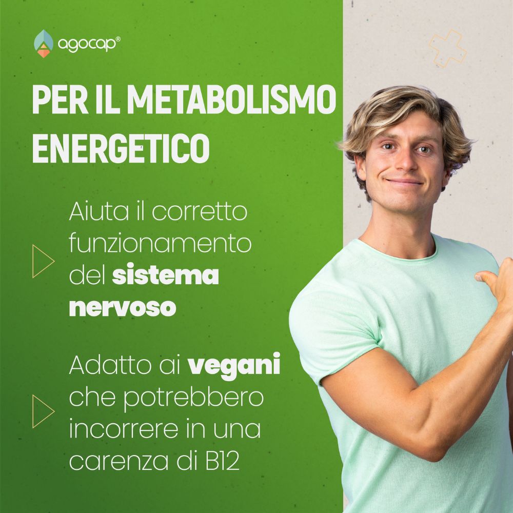 Vitamina B12 1000 mcg | Integratore per energia e sistema nervoso con Vitamina B12 ad alto dosaggio