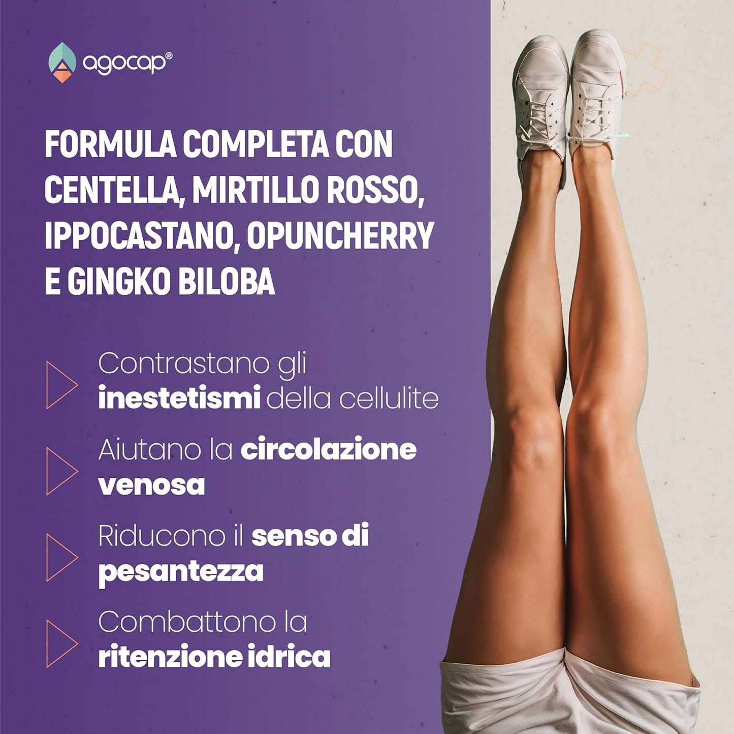 Venactum | Integratore per microcircolo e gambe leggere con Diosmina ed Esperidina