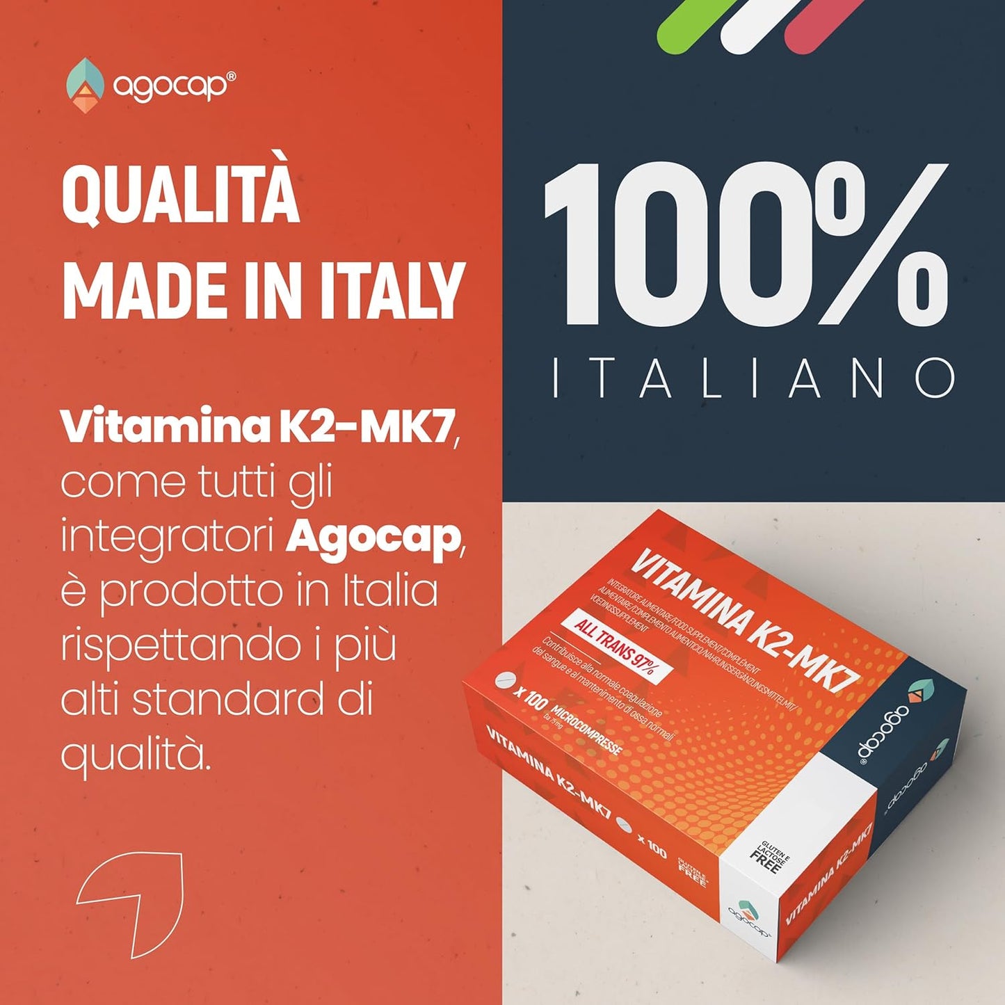 Vitamina K2 MK7 200 mcg | Integratore per Ossa e Sistema Cardiovascolare