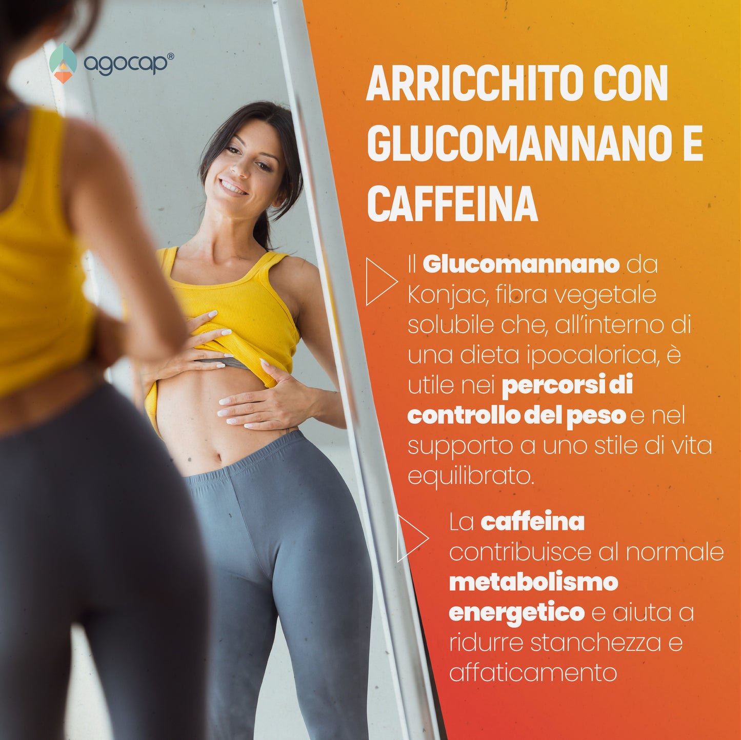 LIPOSTOP Integratore per Dimagrire, Metabolismo e Fame Nervosa - 60 Capsule