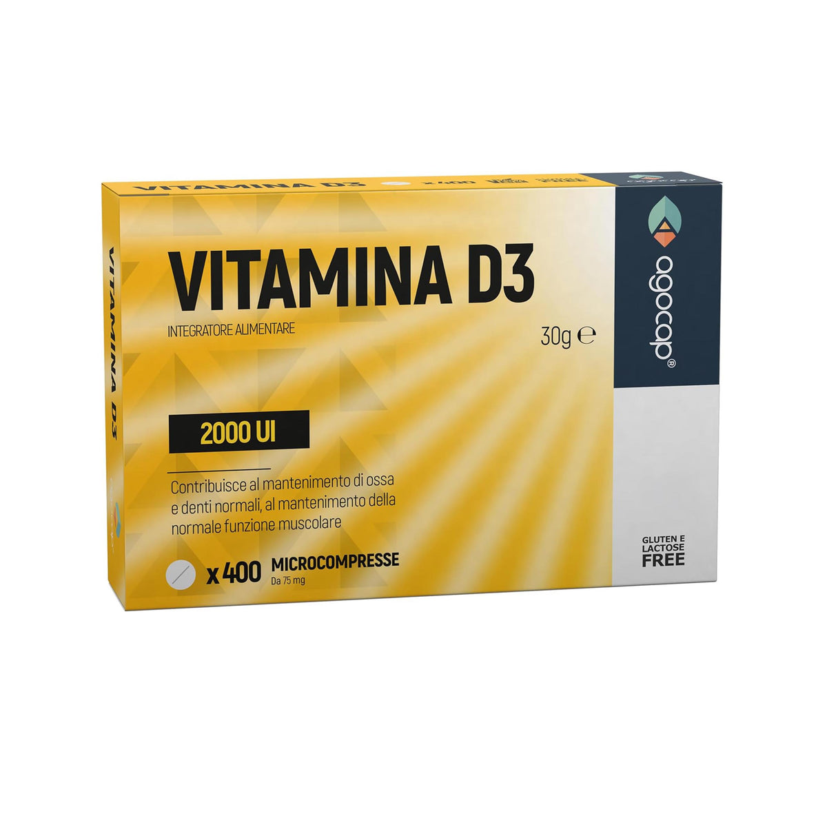 Vitamina D3 2000 UI Agocap