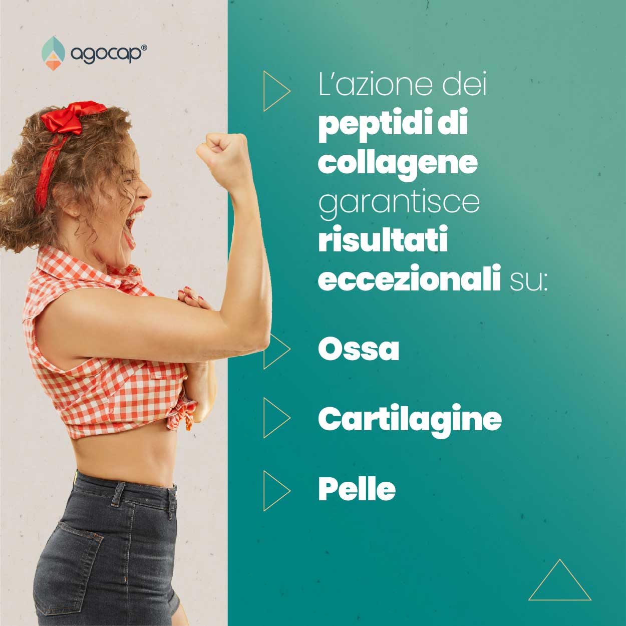 Collagenaid | Integratore per articolazioni, tendini e pelle con Collagene, Acido Ialuronico e Coenzima Q10