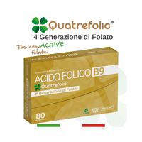Acido Folico di 4 generazione Quatrefolic 80 compresse - Agocap Pharma & Beauty