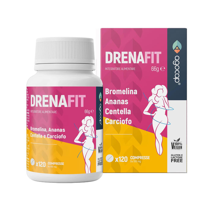 DrenaFit AGOCAP con bromelina, ananas, centella e carciofo