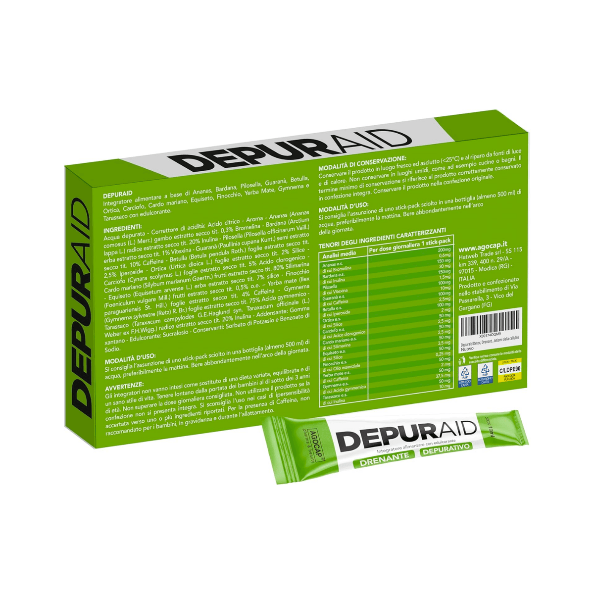 Integratore Detox Depurativo. Depuraid Integratore drenante, diuretico