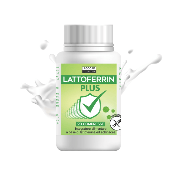 Lattoferrina integratore – Lattoferrina Plus 90 compresse - Agocap Pharma & Beauty