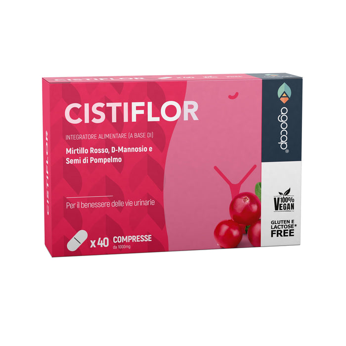 Cistiflor Agocap integratore con D-Mannosio, Mirtillo Rosso e Semi di Pompelmo
