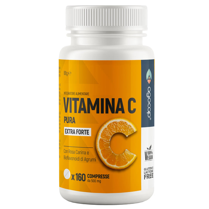 Vitamina C Extra Forte AGOCAP integratore con Vitamina C, bioflavonoidi da agrumi e rosa canina