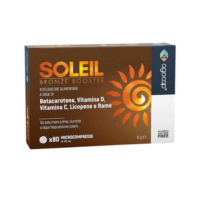 Soleil Bronze Booster AGOCAP con Betacarotene Licopene Rame e Vitamine