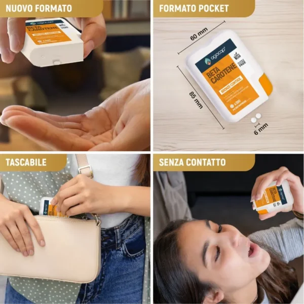 Integratore alimentare a base di betacarotene - Agocap