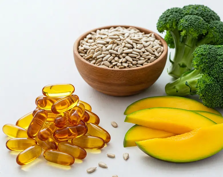 Cibi ricchi di vitamina e e integratori alimentari | Agocap